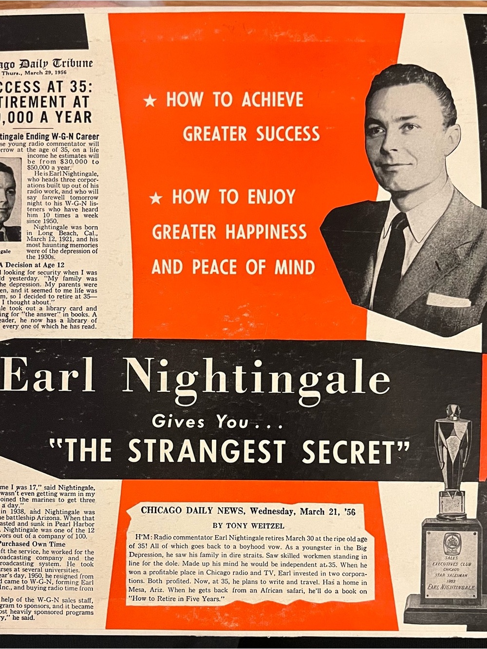 Earl Nightingale– The Strangest Secret (Motivation)